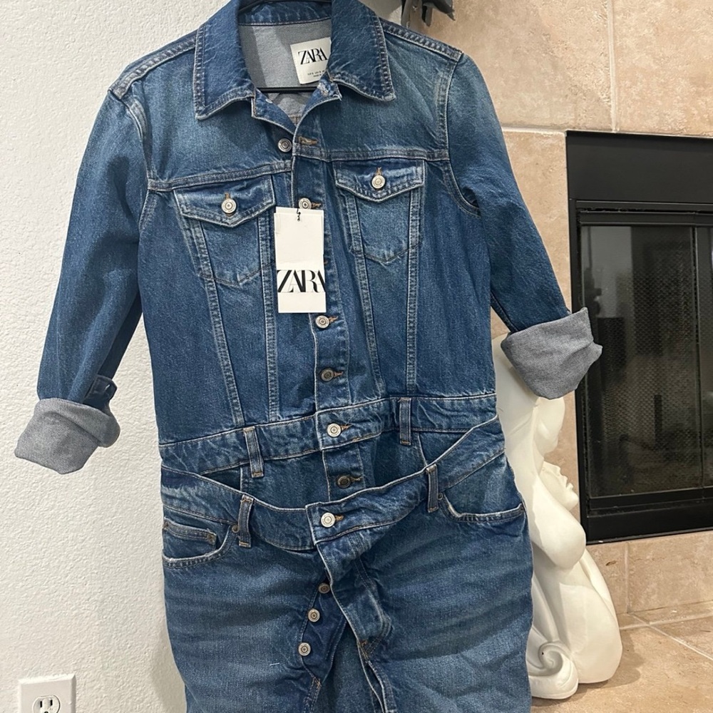 Zara Indigo Denim dress